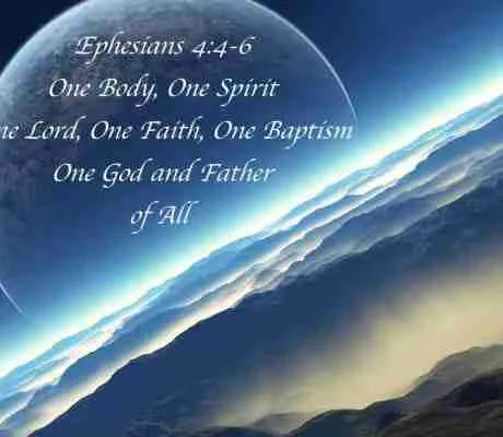 Understanding Ephesians 4:5 “One Lord, One Faith, One Baptism”